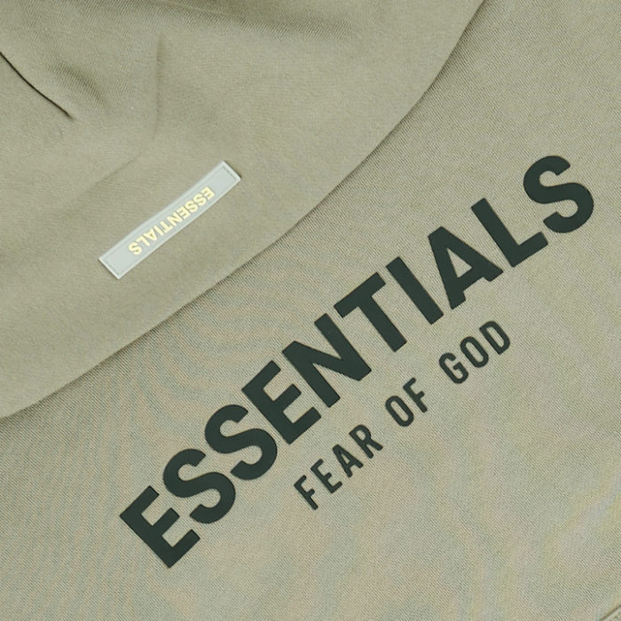 Fear of God Essentials Taupe Hoodie 1