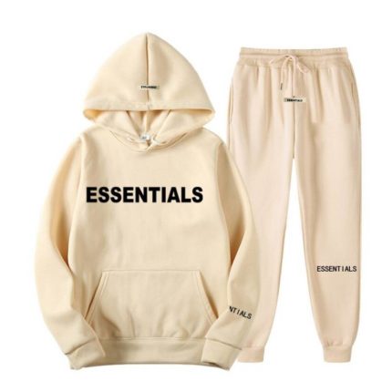 Fear Of God Essentials Tracksuit beige