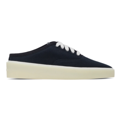 Fear Of God Navy Canvas 101 Backless Sneakers 2