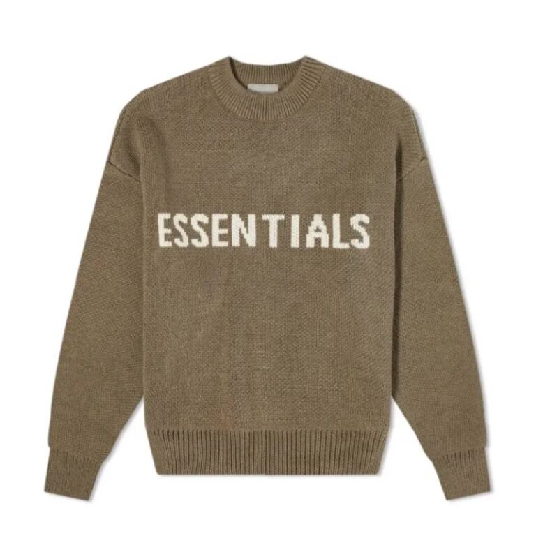 Fear of God Essentials Knitted Sweater Harvest - Essentials Hoodie