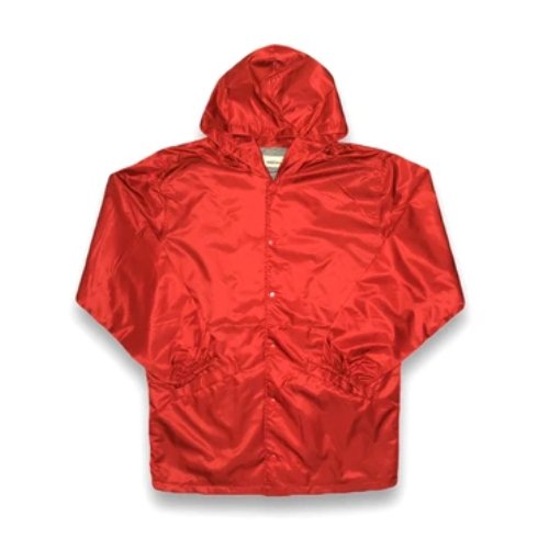 Fear of God Essentials Red Hooded Jacket
